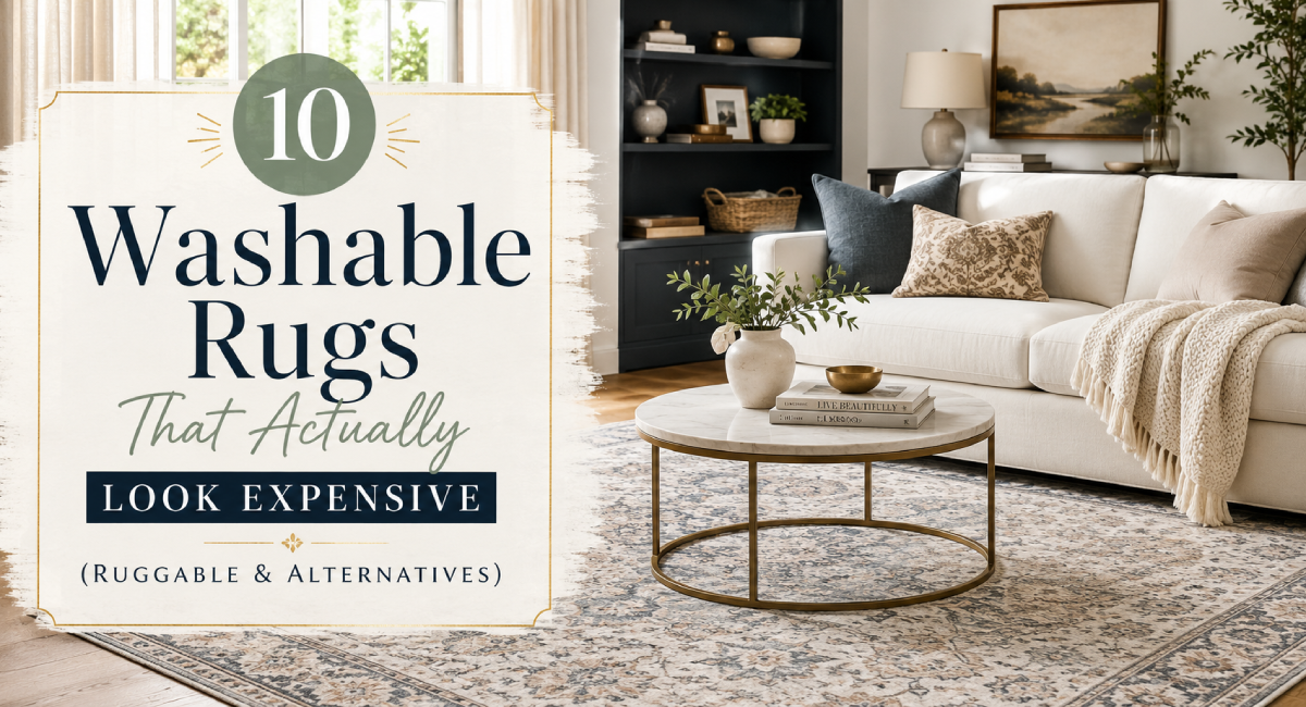 10 Washable Rugs That Actually Look Expensive (Ruggable & Alternatives)